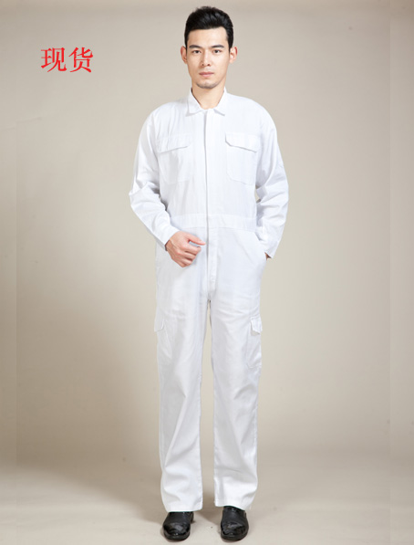 重慶白色純棉連體服批發